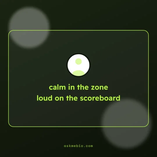 Free Fire Bio card: calm in the zone