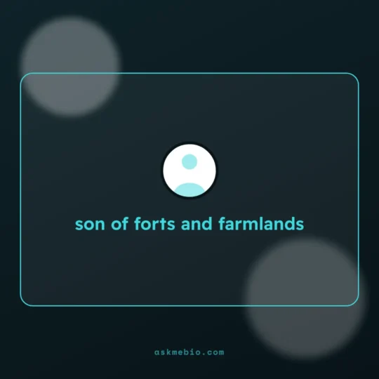 Rajputana Bio For Instagram In Hindi card: son of forts and farmlands